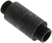 Złączka hydrauliczna prosta, grodziowa, do wspawania, gwint 16 S (M24x1,5), stal fosforanowa