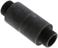 Złączka hydrauliczna prosta, grodziowa, do wspawania, gwint 16 S (M24x1,5), stal fosforanowa