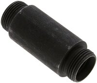 Złączka hydrauliczna prosta, grodziowa, do wspawania, gwint 22 L (M30x2), stal fosforanowa