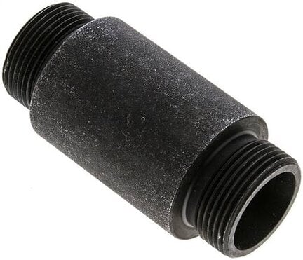 Złączka hydrauliczna prosta, grodziowa, do wspawania, gwint 25 S (M36x2), stal fosforanowa
