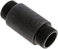 Złączka hydrauliczna prosta, grodziowa, do wspawania, gwint 25 S (M36x2), stal fosforanowa