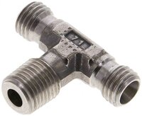Trójnik hydrauliczny T, gwint R 1/4"-6 L (M12x1,5), stal nierdzewna
