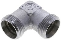 Kolanko hydrauliczne 90 st., gwint zewnętrzny 22 L (M30x2), stal ocynkowana