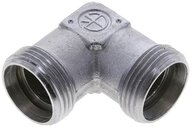 Kolanko hydrauliczne 90 st., gwint zewnętrzny 22 L (M30x2), stal ocynkowana