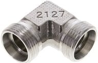 Kolanko hydrauliczne 90 st., gwint zewnętrzny 22 L (M30x2), stal nierdzewna