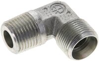 Kolanko hydrauliczne 90 st. gwint R 1/2"-15 L (M22x1,5), stal ocynkowana