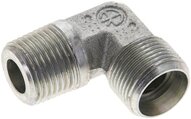 Kolanko hydrauliczne 90 st. gwint R 1/2"-15 L (M22x1,5), stal ocynkowana