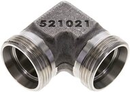 Kolanko hydrauliczne 90 st., gwint zewnętrzny 28 L (M36x2), stal nierdzewna