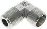 Kolanko hydrauliczne 90 st., gwint NPT 1/2"-15 L (M22x1,5), stal ocynkowana