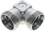 Kolanko hydrauliczne 90 st., gwint zewnętrzny 35 L (M45x2), stal ocynkowana