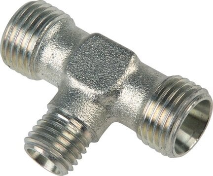 Trójnik hydrauliczny, redukcyjny 25 S (M36x2)-20 S (M30x2)-25 S (M36x2), stal ocynkowana