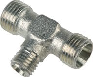 Trójnik hydrauliczny, redukcyjny 15 L (M22x1,5)-15 L (M22x1,5)-12 L (M18x1,5), stal ocynkowana