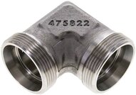 Kolanko hydrauliczne 90 st., gwint zewnętrzny 35 L (M45x2), stal nierdzewna