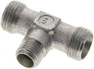 Trójnik hydrauliczny, redukcyjny 12 L (M18x1,5)-8 L (M14x1,5)-12 L (M18x1,5), stal ocynkowana