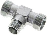 Trójnik hydrauliczny, redukcyjny 15 L (M22x1,5)-10 L (M16x1,5)-15 L (M22x1,5), stal ocynkowana