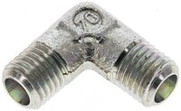 Kolanko hydrauliczne 90 st., gwint zewnętrzny 4 LL (M8x1), stal ocynkowana