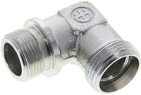 Kolanko hydrauliczne 90 st. gwint G 3/4"-22 L (M30x2), stal ocynkowana