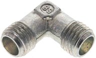 Kolanko hydrauliczne 90 st., gwint zewnętrzny 6 L (M12x1,5), stal ocynkowana