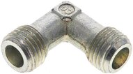 Kolanko hydrauliczne 90 st., gwint zewnętrzny 6 S (M14x1,5), stal ocynkowana