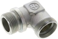 Kolanko hydrauliczne 90 st. gwint G 1"-28 L (M36x2), stal ocynkowana