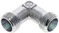 Kolanko hydrauliczne 90 st., gwint zewnętrzny 8 L (M14x1,5), stal ocynkowana