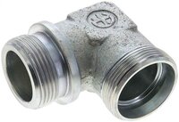 Kolanko hydrauliczne 90 st. gwint G 1-1/4"-35 L (M45x2), stal ocynkowana