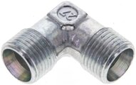 Kolanko hydrauliczne 90 st., gwint zewnętrzny 8 LL (M12x1), stal ocynkowana