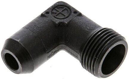 Kolanko hydrauliczne 90 st., do wspawania, 12 S (M20x1,5), stal fosforanowa