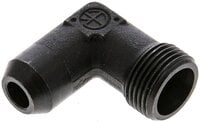 Kolanko hydrauliczne 90 st., do wspawania, 12 S (M20x1,5), stal fosforanowa