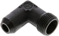Kolanko hydrauliczne 90 st., do wspawania, 12 S (M20x1,5), stal fosforanowa