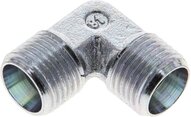 Kolanko hydrauliczne 90 st., gwinty zewnętrzne 10 L (M16x1,5), stal ocynkowana