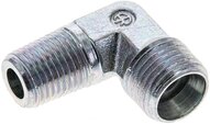 Kolanko hydrauliczne 90 st. gwint R 1/4"-10 L (M16x1,5), stal ocynkowana