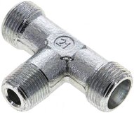 Trójnik hydrauliczny T, gwint R 3/8"-12 S (M20x1,5), stal ocynkowana
