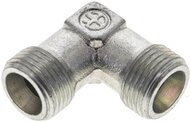 Kolanko hydrauliczne 90 st., gwint zewnętrzny 10 S (M18x1,5), stal ocynkowana