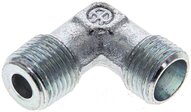 Kolanko hydrauliczne 90 st., gwint NPT 1/8"-6 LL (M10x1), stal ocynkowana