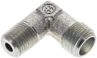 Kolanko hydrauliczne 90 st., gwintowane, M 10x1 (stożkowy)-6 L (M12x1,5), stal ocynkowana