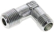 Kolanko hydrauliczne 90 st. gwint R 1/4"-6 L (M12x1,5), stal ocynkowana