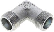 Kolanko hydrauliczne 90 st., gwint zewnętrzny 12 S (M20x1,5), stal ocynkowana