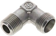 Kolanko hydrauliczne 90 st., gwintowane, M 16x1,5 (stożkowy)-12 L (M18x1,5), stal ocynkowana