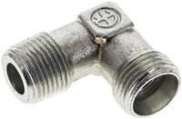 Kolanko hydrauliczne 90 st. gwint R 3/8"-12 L (M18x1,5), stal ocynkowana