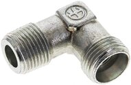 Kolanko hydrauliczne 90 st. gwint R 3/8"-12 L (M18x1,5), stal ocynkowana