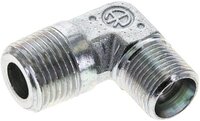 Kolanko hydrauliczne 90 st. gwint R 1/2"-12 L (M18x1,5), stal ocynkowana