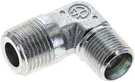 Kolanko hydrauliczne 90 st. gwint R 1/2"-12 L (M18x1,5), stal ocynkowana