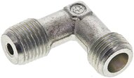 Kolanko hydrauliczne 90 st. gwint R 1/4"-6 S (M14x1,5), stal ocynkowana