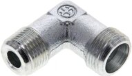 Kolanko hydrauliczne 90 st., gwintowane, M 18x1,5 (stożkowy)-12 S (M20x1,5), stal ocynkowana