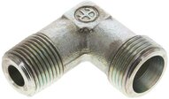 Kolanko hydrauliczne 90 st., gwint NPT 3/8"-12 S (M20x1,5), stal ocynkowana