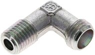 Kolanko hydrauliczne 90 st., gwintowane, M 12x1,5 (stożkowy)-8 L (M14x1,5), stal ocynkowana