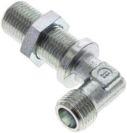 Kolanko hydrauliczne 90 st., grodziowe 8 S (M16x1,5), stal ocynkowana