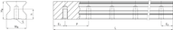 Prowadnica liniowa (RGR25R3500H) - HIWIN