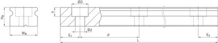 Prowadnica liniowa (MGNR07R0200HM) - HIWIN